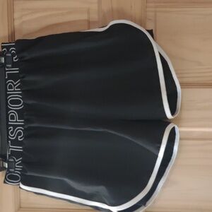 Sports shorts with built in shorts